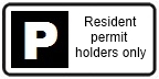 Residential parking operates in this area